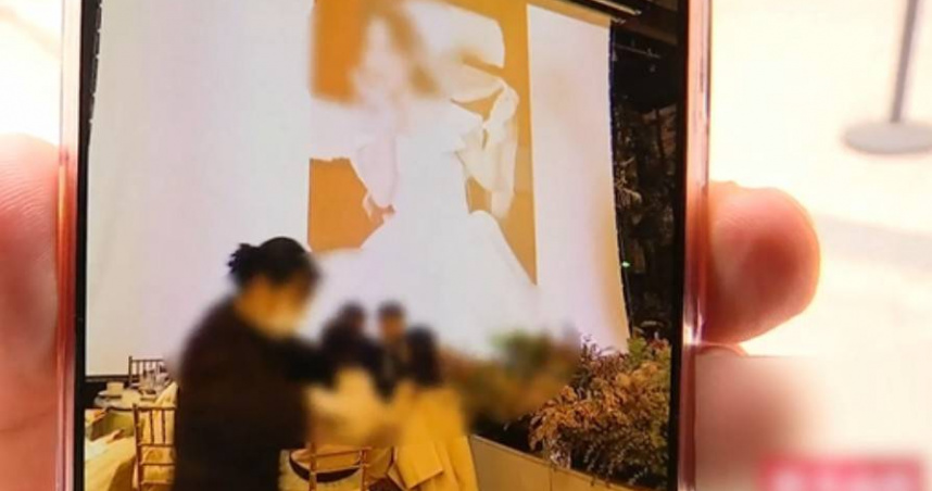 夫妻砸37萬辦城堡婚禮！現場竟播「陌生人照片」　業者曝補償：請你吃飯