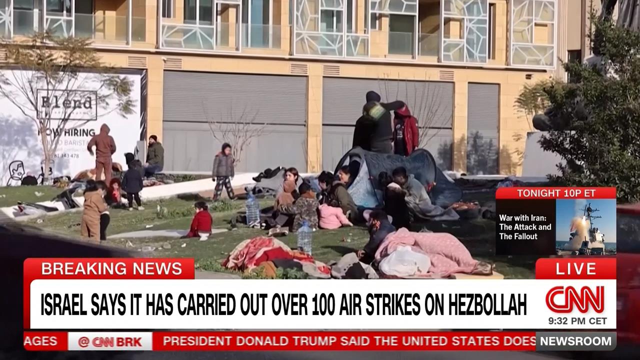 以色列連續轟炸真主黨 黎巴嫩貝魯特人道危機惡化