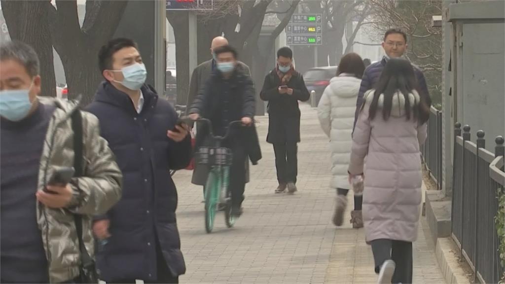 中國政協開幕 窗外北京霧霾嚴重