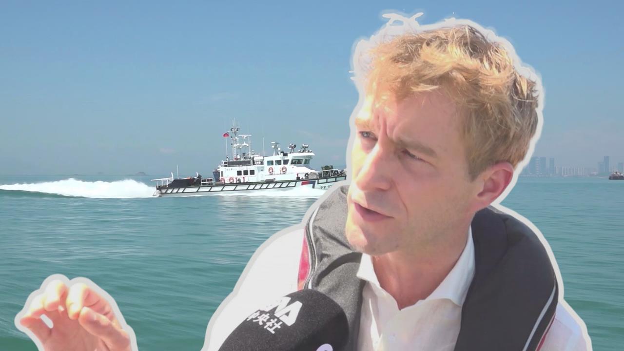 親登海巡艦直擊金門第一線　　IPAC執行長曝對中國感到不安