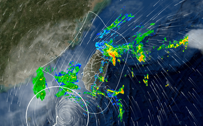 共伴雨帶「接手」夜襲宜蘭⋯累積雨量飆破千毫米！粉專示警：會持續到半夜