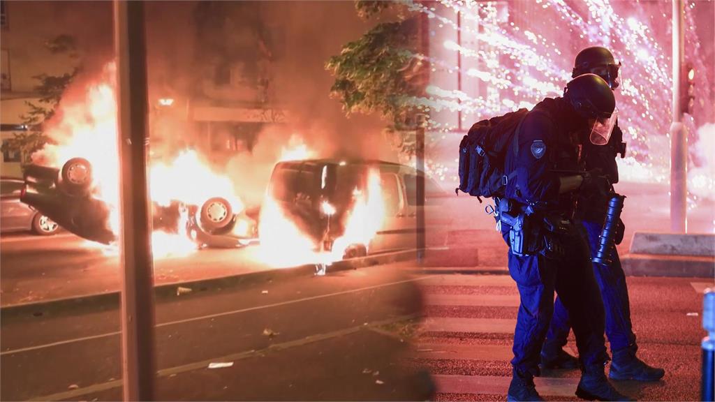 警射殺非裔少年多城暴動　火燒法國失控畫面曝