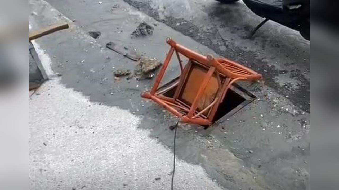 花蓮重災區水溝蓋消失　季連成警告：發災難財最重判無期