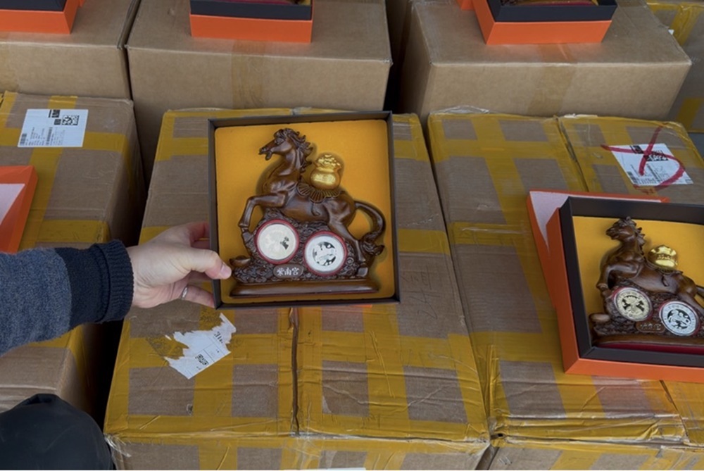 仿造神明錢母　警直搗台中巢穴破獲假紫南宮馬年套幣