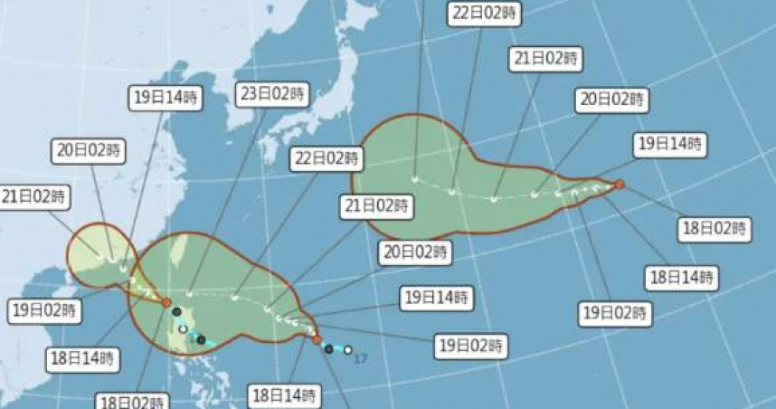 第17號颱風「米塔」生成！外圍環流影響台灣至週六　2颱候補中