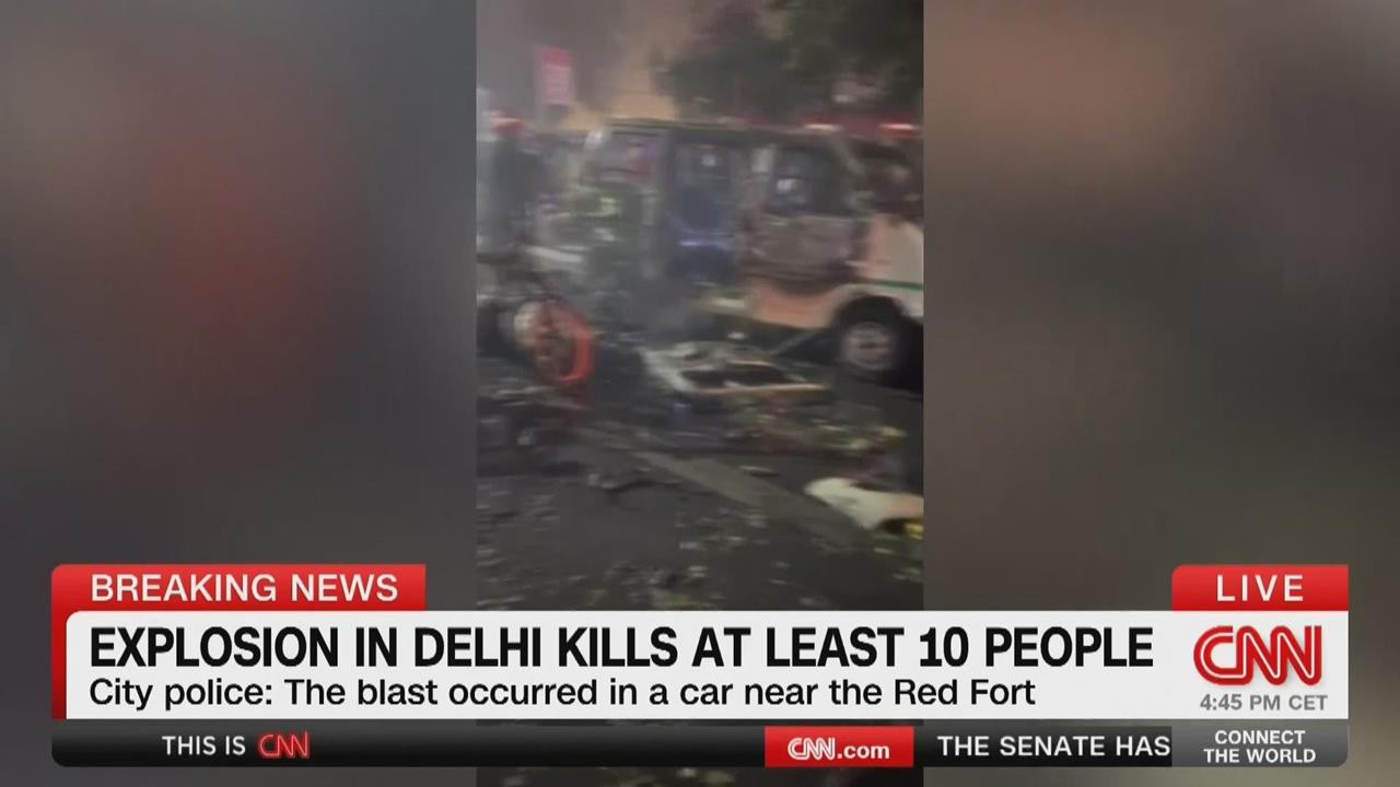 印度新德里汽車爆炸至少１３死　全國多地進入高度警戒