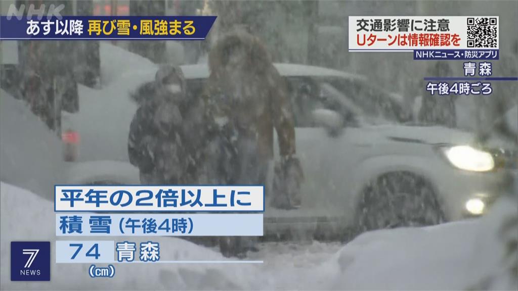 北日本新一波冷氣團報到　交通運輸受影響