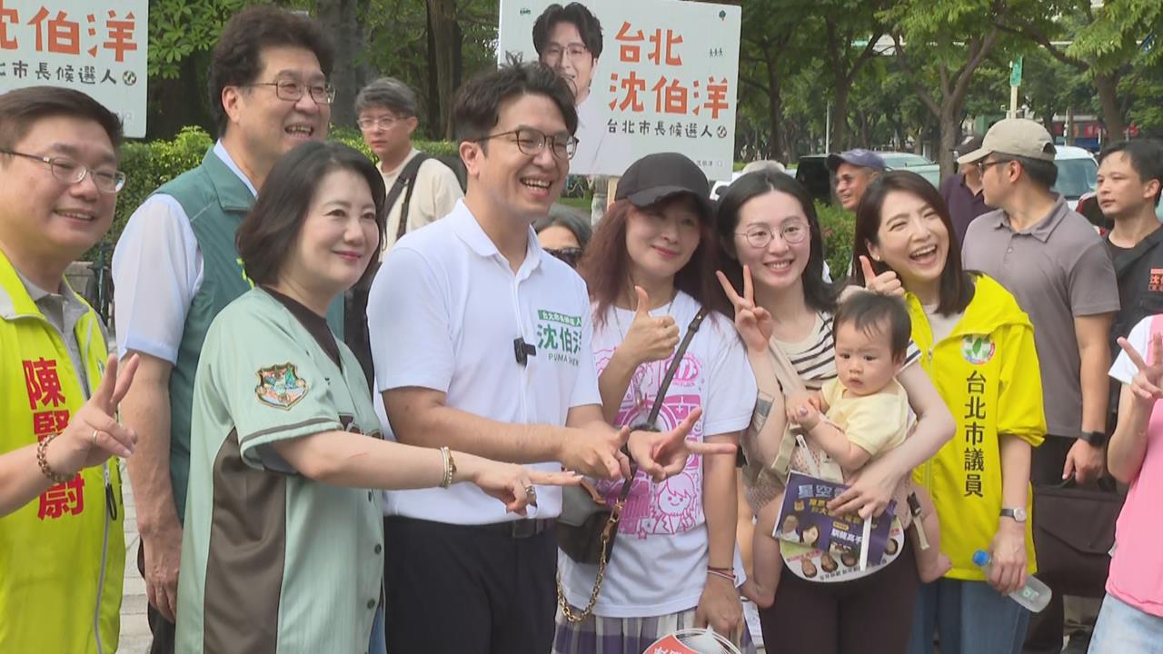 快新聞／沈伯洋天母人氣超旺！民眾搶合照、簽名　敲碗「當市長代言YouBike」