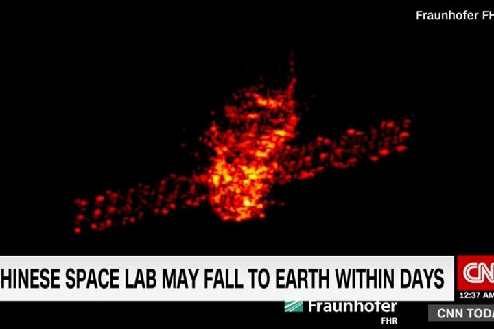 中國太空站「天宮一號」 最快週六墜地球