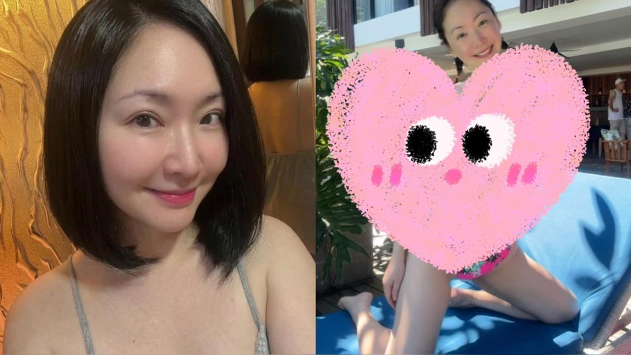 王俐人出國參加婚禮曬「比基尼辣照」！泳池畔大秀「長腿纖腰」辣翻網