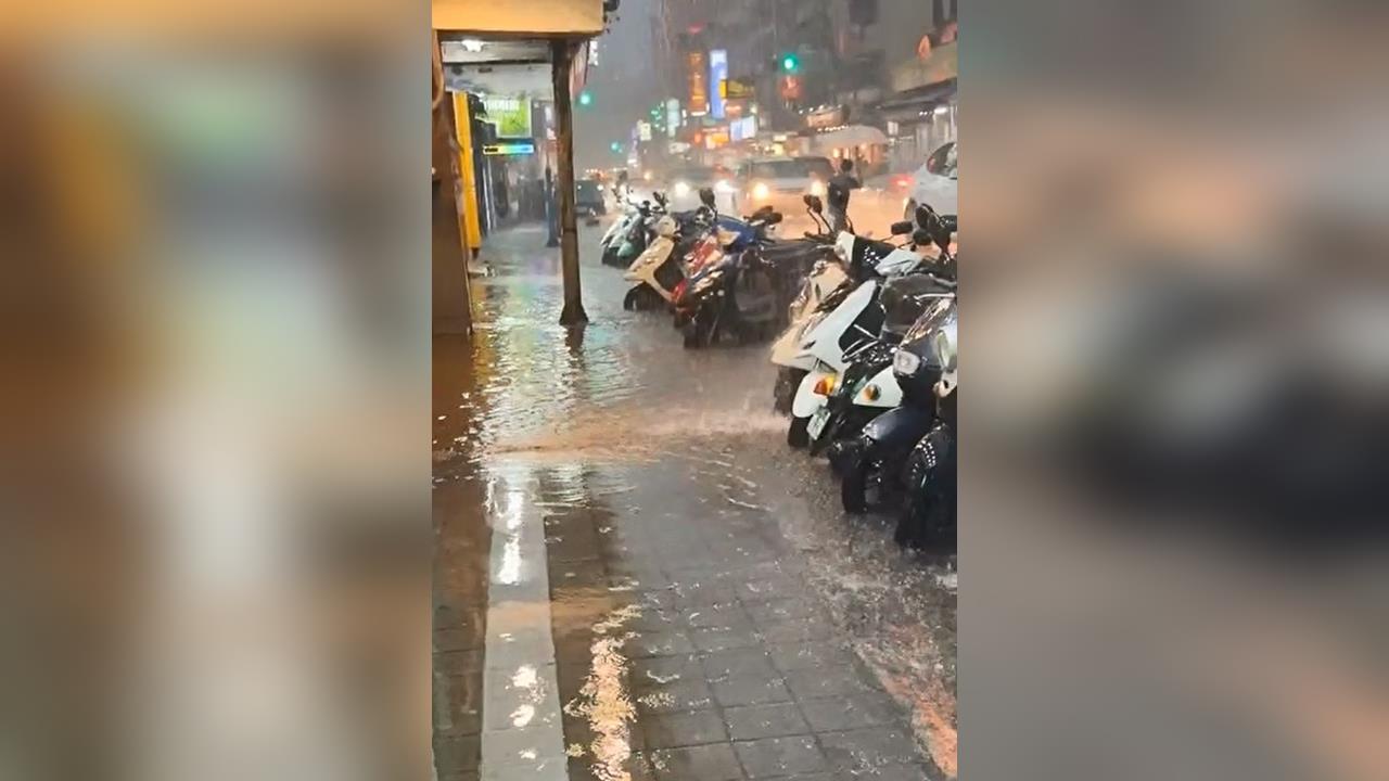 快新聞／一路下到明天！雨彈狂炸16縣市　氣象署發布豪大雨特報