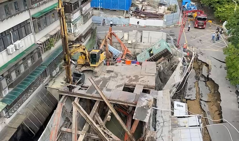 施工導致北市大直街民宅傾斜　基泰建設跳空跌停