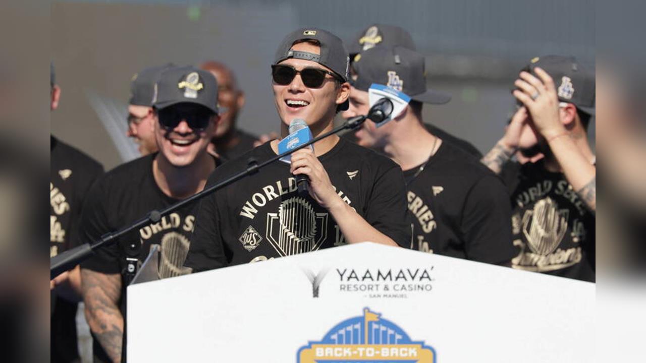 MLB(影)/用三國語言致詞!山本由伸高喊:「輸球不是選項」還沒想經典賽打不打