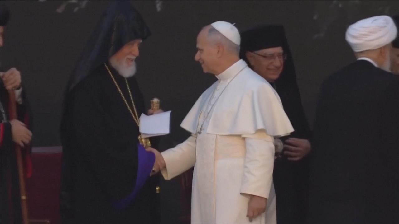 教宗良十四世抵黎巴嫩訪問　望政治領袖放下歧見追求和平