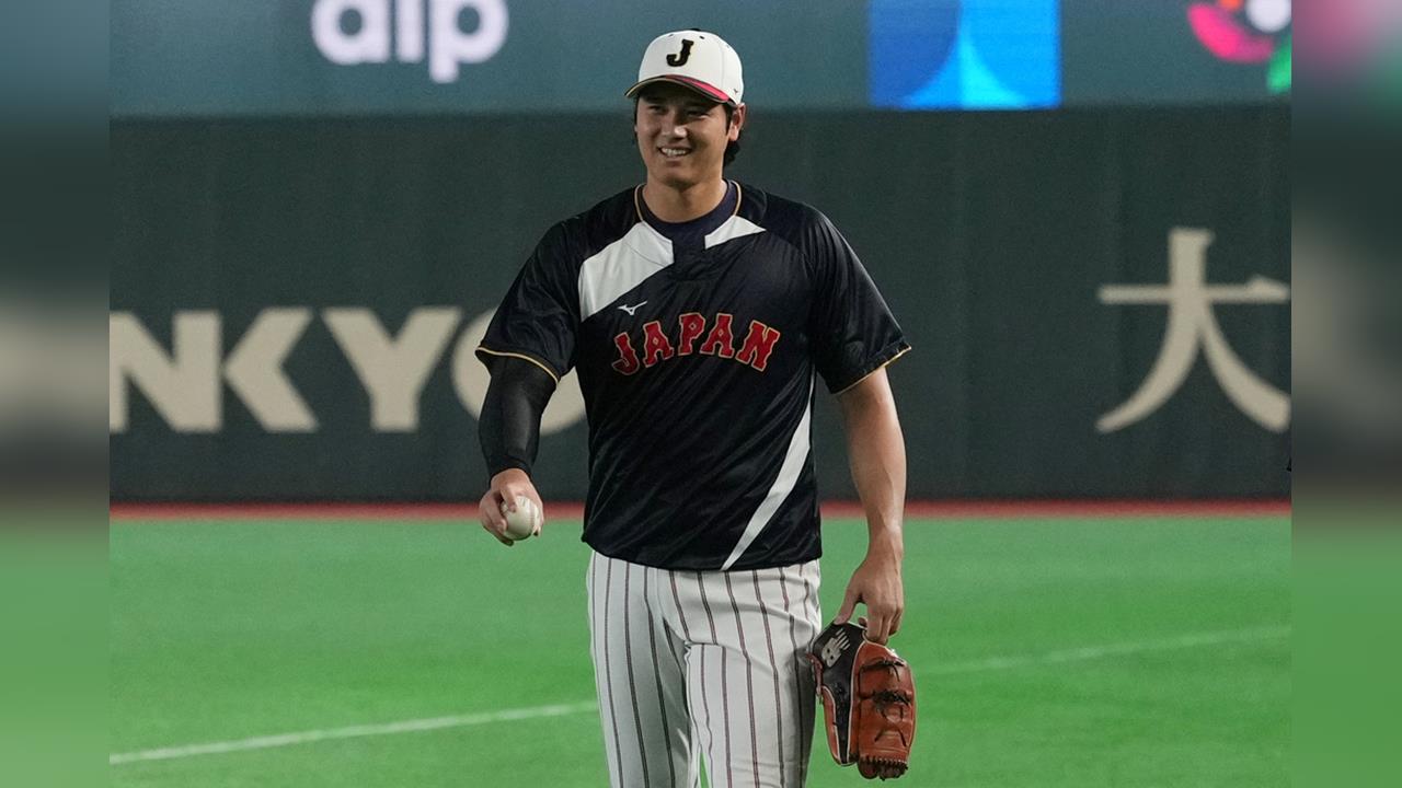 經典賽(影)／「投手大谷」登板了！Live BP狂飆7次三振K翻自家隊友