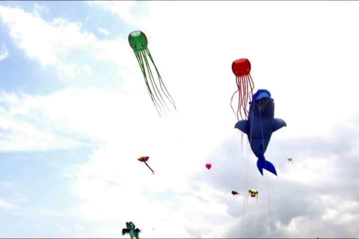 新竹國際風箏節週末登場 20米造型風箏吸睛