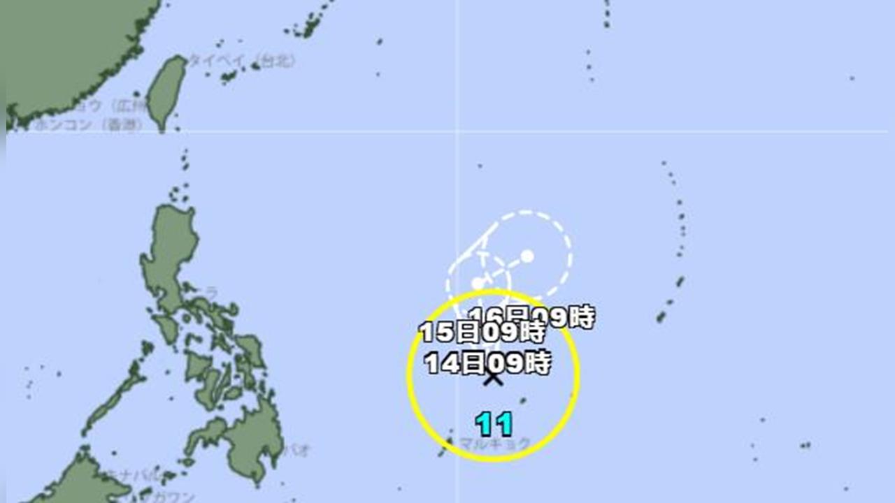 快新聞／又要有颱風假？「海神」颱風生成了　最新路徑預測曝光