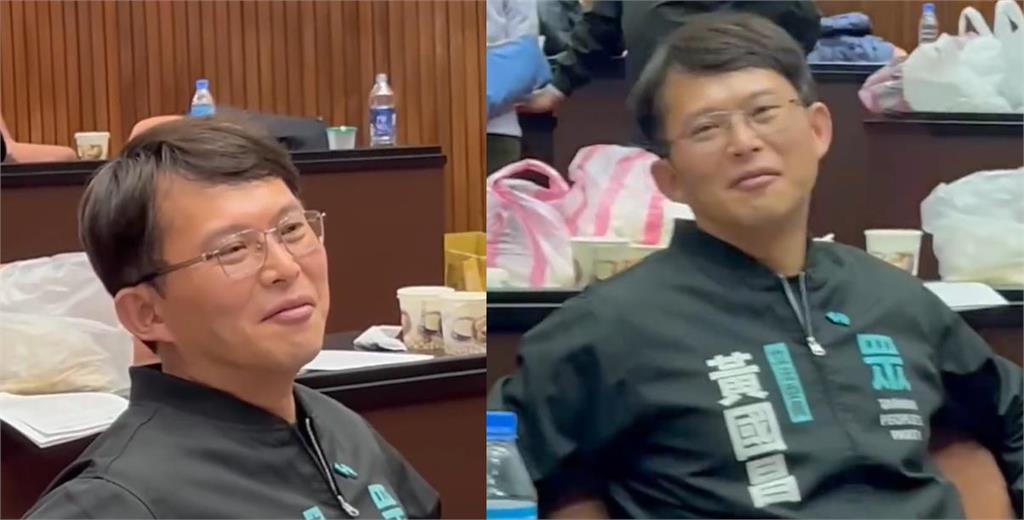 快新聞／不甩藍綠修法衝突！黃國昌「笑咪咪」冷眼旁觀　網諷：要當上黨主席了很爽