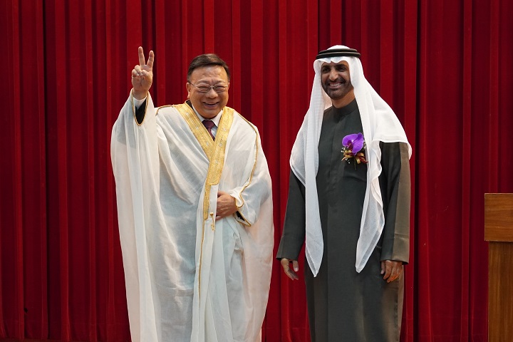 中華大學34週年校慶  <em>阿拉伯聯合大公國</em>親王到場祝賀