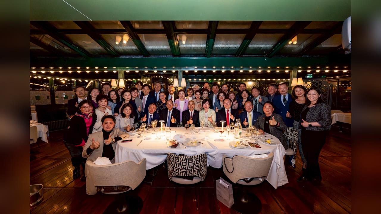 快新聞／率跨黨派立委赴歐拚國會外交！韓國瑜設宴款待旅法台僑：團結一致為台打拼