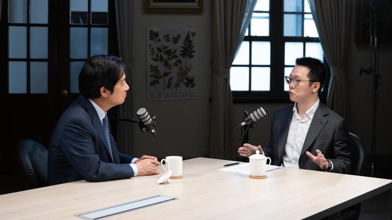 快新聞／專訪談AI佈局！賴清德拋千億基金助中小企業　談核電重申「三大原則」