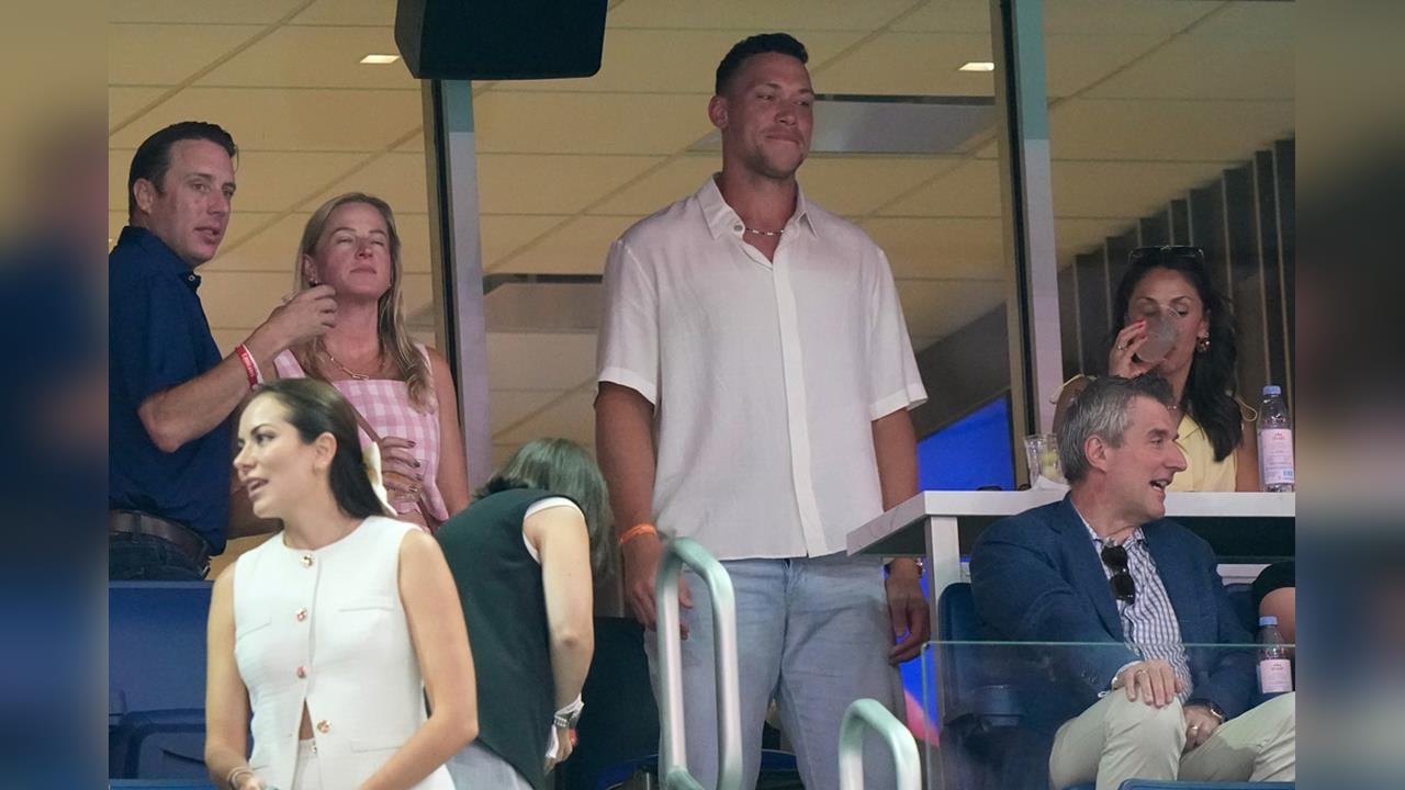 MLB(影)／法官從傷兵名單復出！打擊練習完後和妻子現身法拉盛看美網