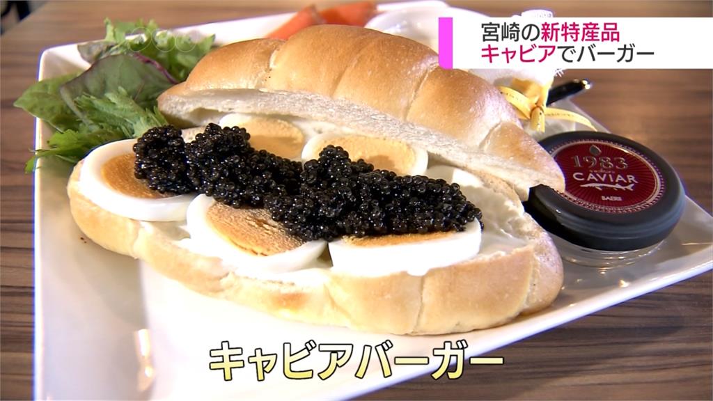 宮崎新奢華特產 魚子醬漢堡一天限量3個