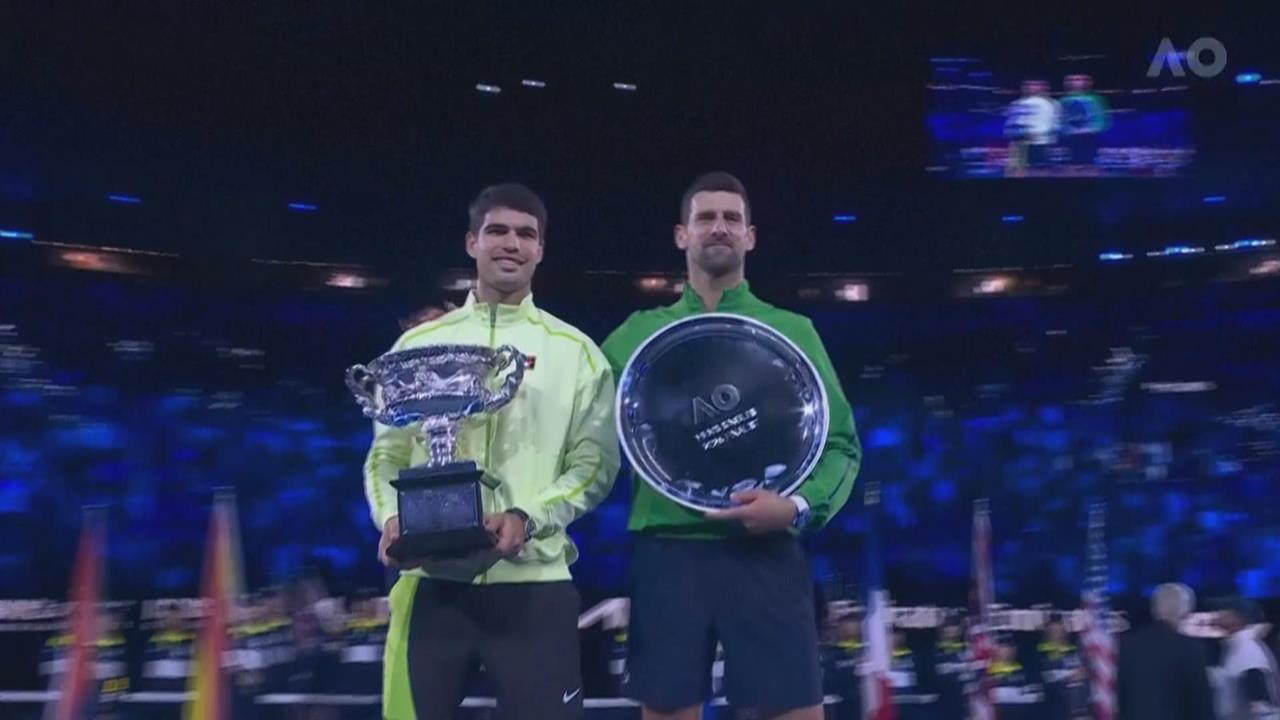 最年輕生涯全滿貫！　艾卡拉茲逆轉喬科維奇奪冠
