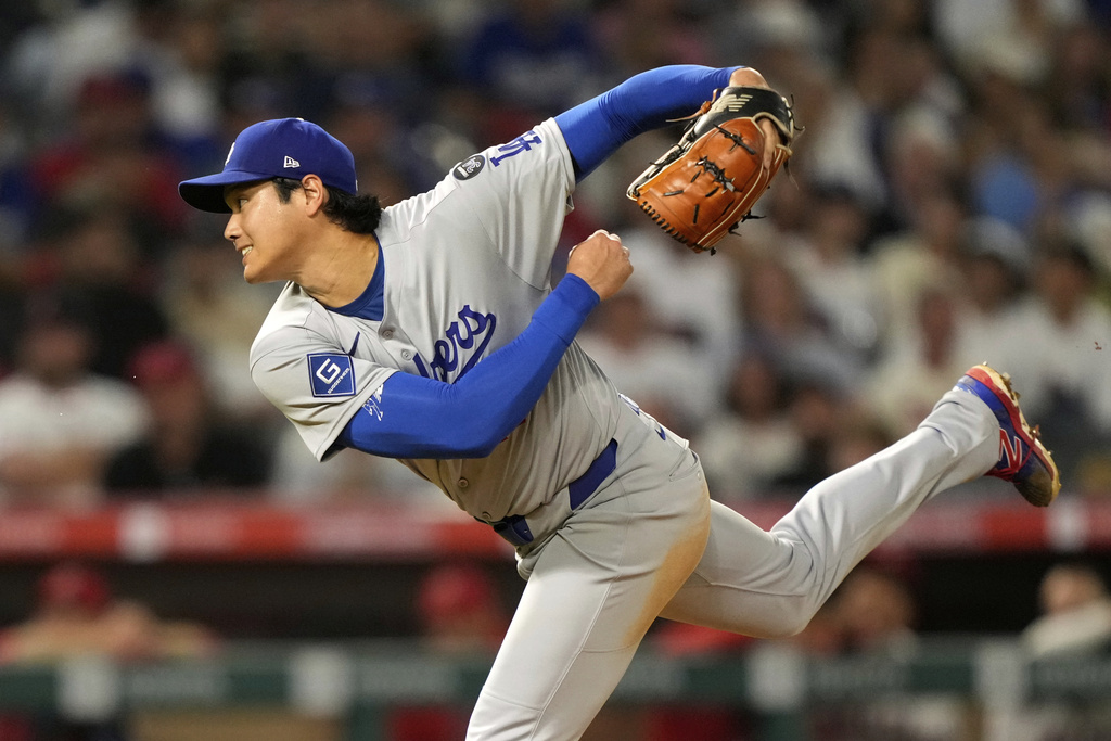 MLB(影)／大谷翔平戰老東家天使比賽精彩　觀眾席上球迷也「打得」火熱