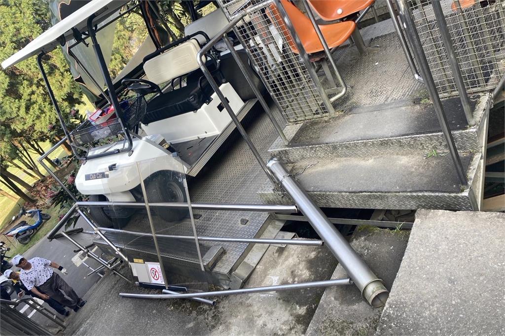 快新聞／豐原高爾夫球場「登山電梯」鋼索斷裂　5人滑落撞傷
