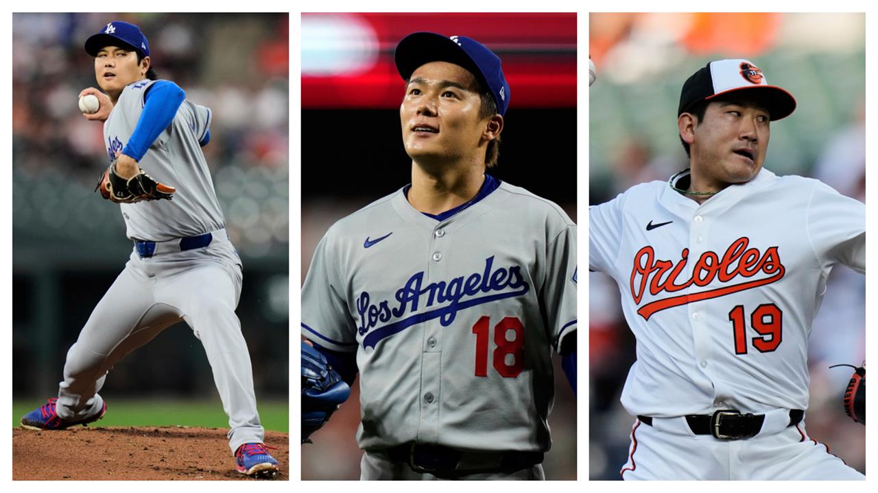 MLB(影)／大谷、山本、菅野接力先發！　道奇金鶯系列賽寫歷史