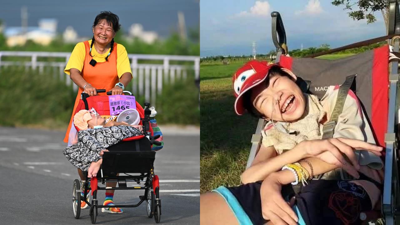 「腦麻兒小比」8年征戰300場馬拉松、攻玉山！超跑媽媽含淚證實：去當小天使了