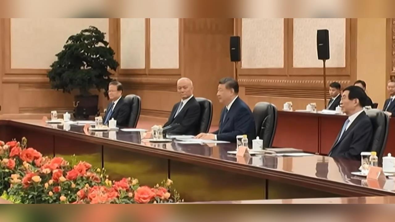 快新聞／鄭習會登場！習近平吃豆腐「台灣人民心向祖國、密不可分」