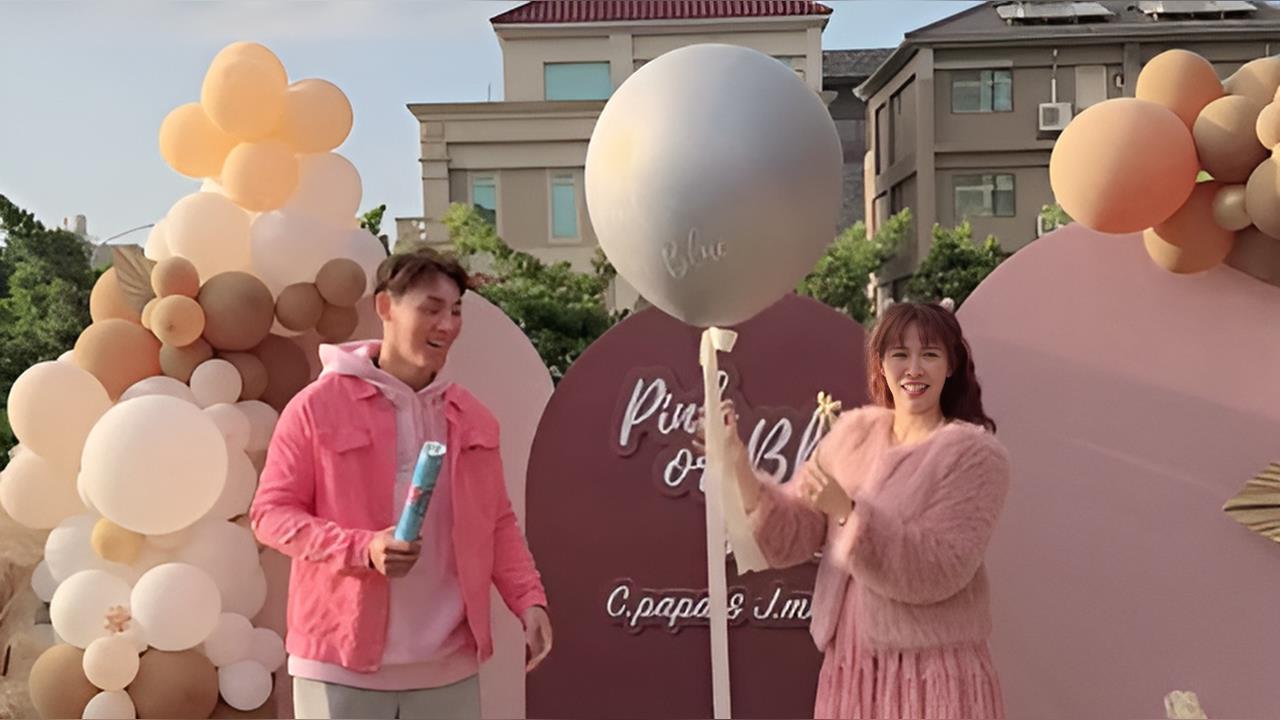 中職(影)／「光速神威」陳晨威趕進度！性別趴現場噴「粉色煙霧」現場全嗨翻