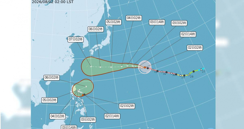 最新路徑曝！颱風白海豚「影響範圍大」下周末最靠近　專家：莫掉以輕心