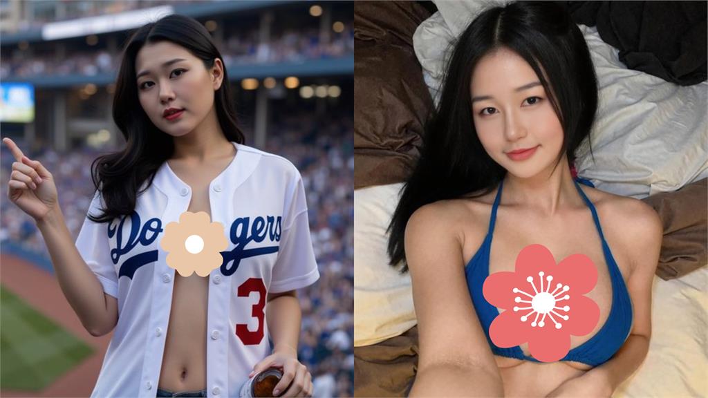 台大正妹女優現身大聯盟辣秀「真空深溝」　網喊：根本主場福利