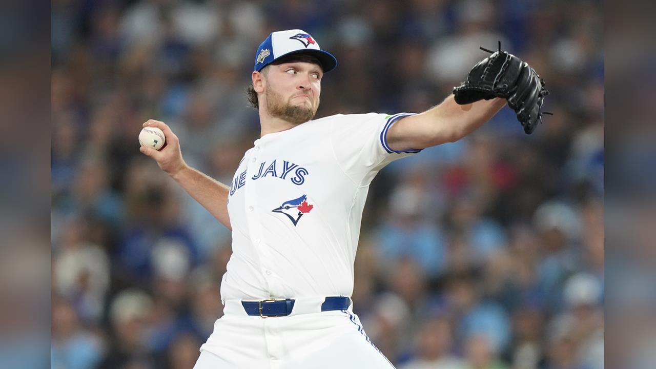 MLB(影)/藍鳥菜鳥先發投手一向以K功見長! 卻在季後賽製造生涯前3次雙殺