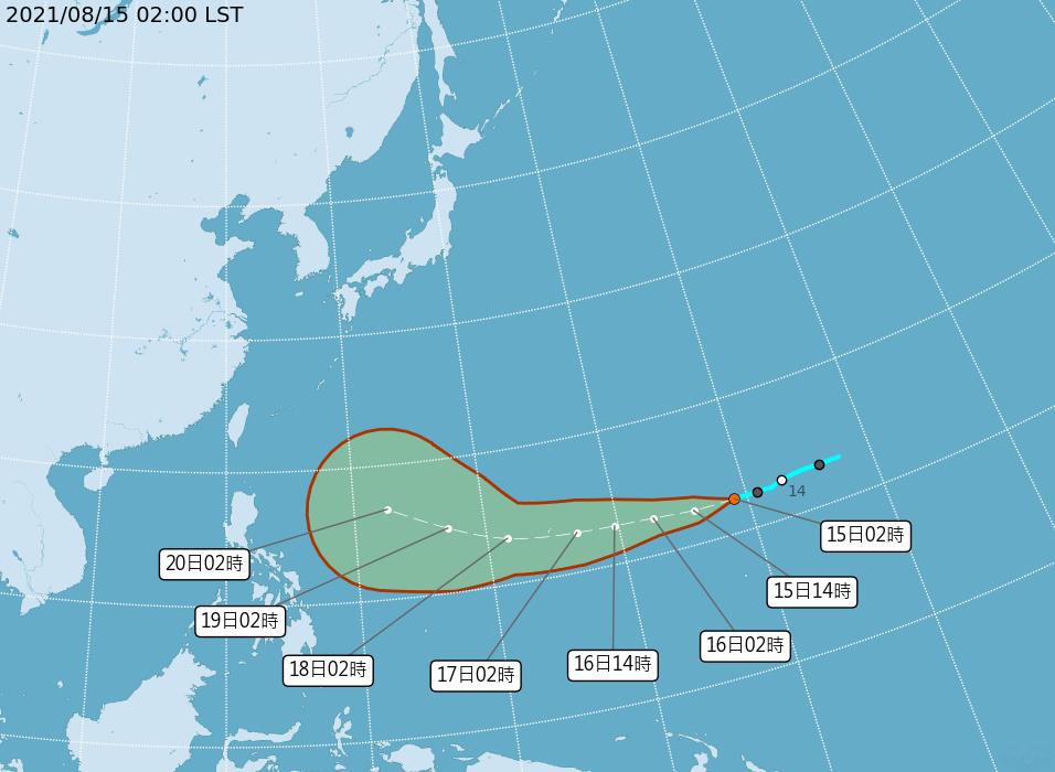 快新聞／熱帶低壓朝台灣移動「影響待觀察」　今多雲到晴、午後對流旺防劇烈天氣