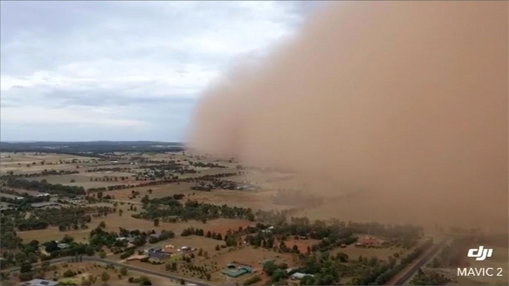 沙塵暴籠罩澳洲 新南威爾斯紅色警戒