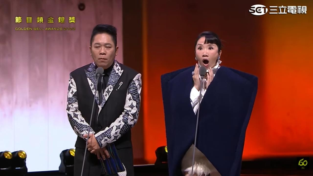 金鐘60/陶晶瑩、卜學亮《好彩頭》合體頒獎!她自虧可「上床」爆炸性言論掀暴動