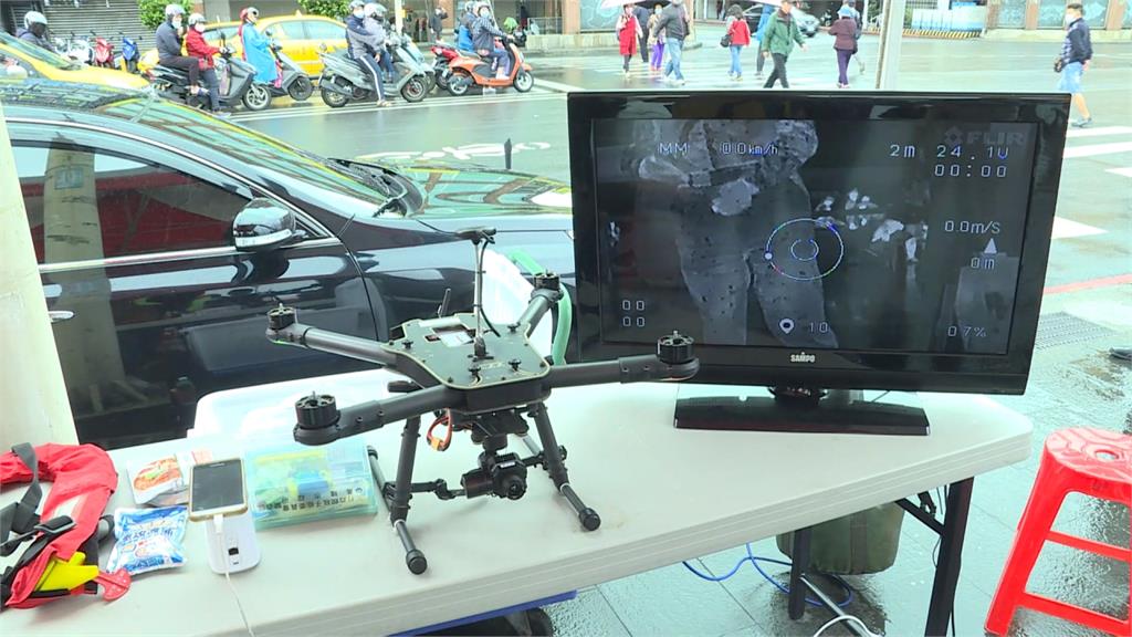 空拍機隊正式成軍！基隆秀陸海空救護戰力