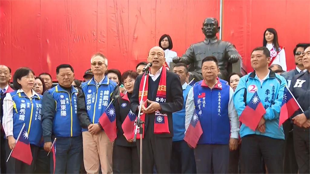 快新聞／韓國瑜：台南鄉親覺醒吧！換人執政「爽、爽、爽、爽」