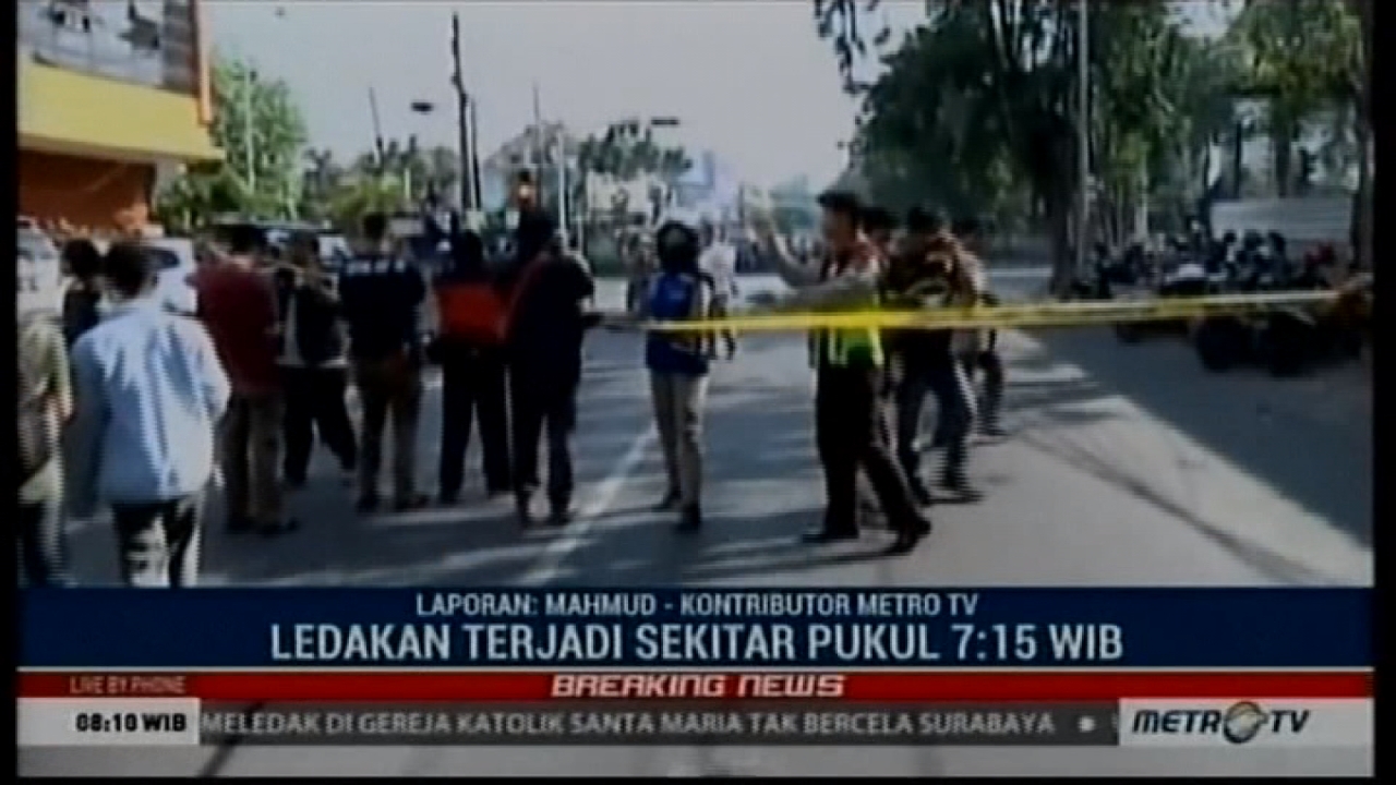 印尼泗水傳3起教堂炸彈攻擊  釀8死38傷