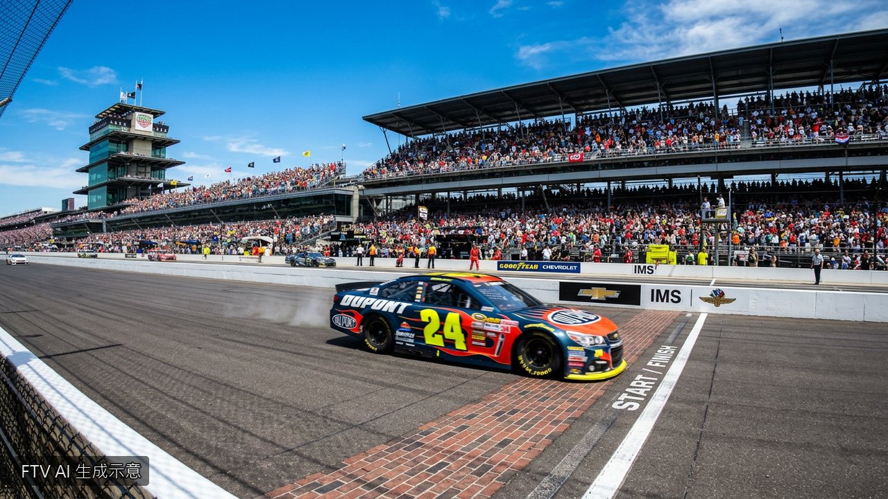 NASCAR磚廠400排位賽 Carson Hocevar勇奪杆位