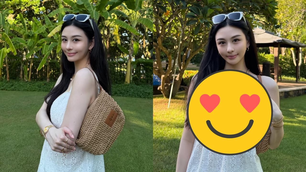 「90年代性感女神」愛女辣穿深V洋裝！一轉身「炸出深溝大雪球」全網看暈