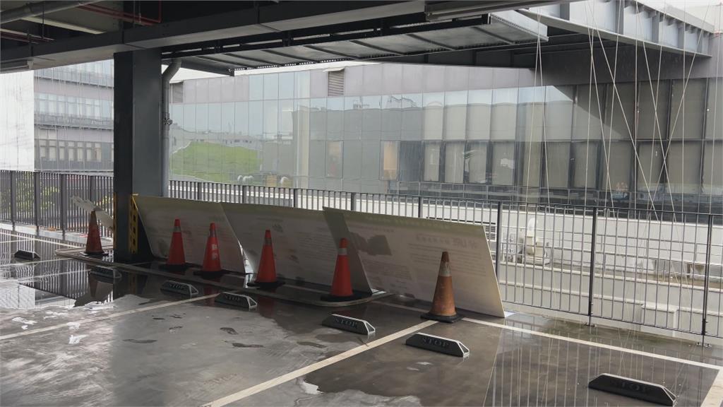 沙崙綠能科技城停車場漏水？　管理單位駁：半開放空間滴水很正常