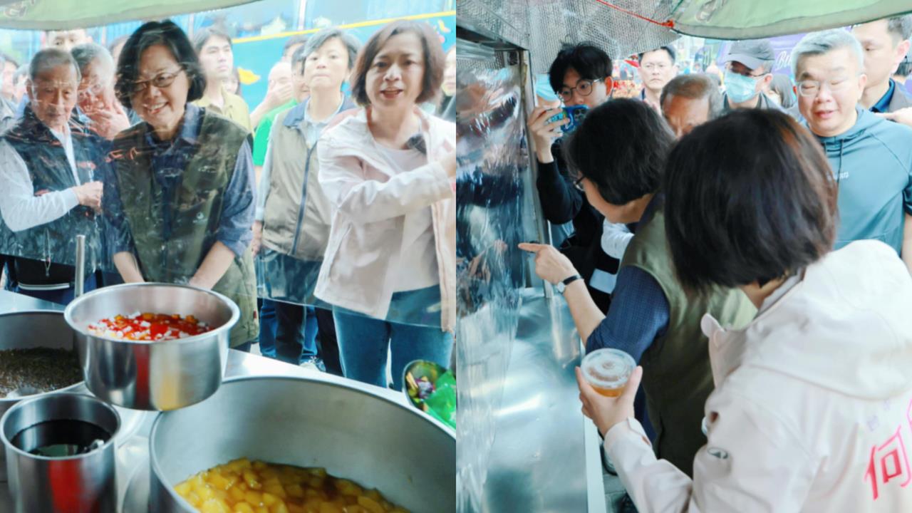 蔡英文忘帶錢「粉圓冰到手」被搶走！PO文「留1表情」網傻眼：她怎麼會