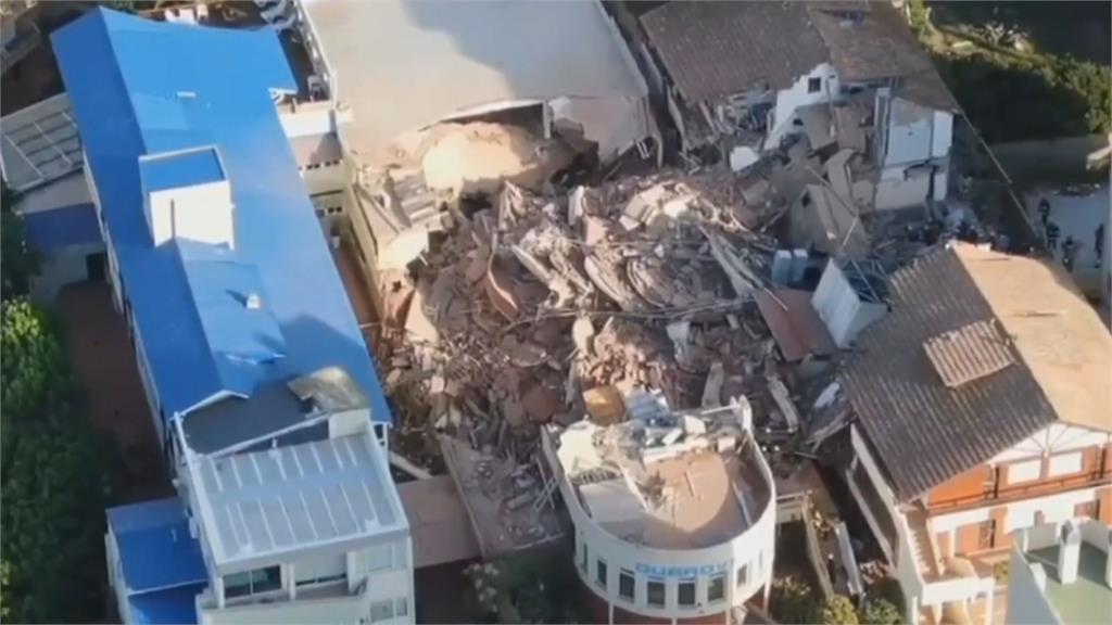 阿根廷10層樓高飯店倒塌 至少1人罹難9人失蹤