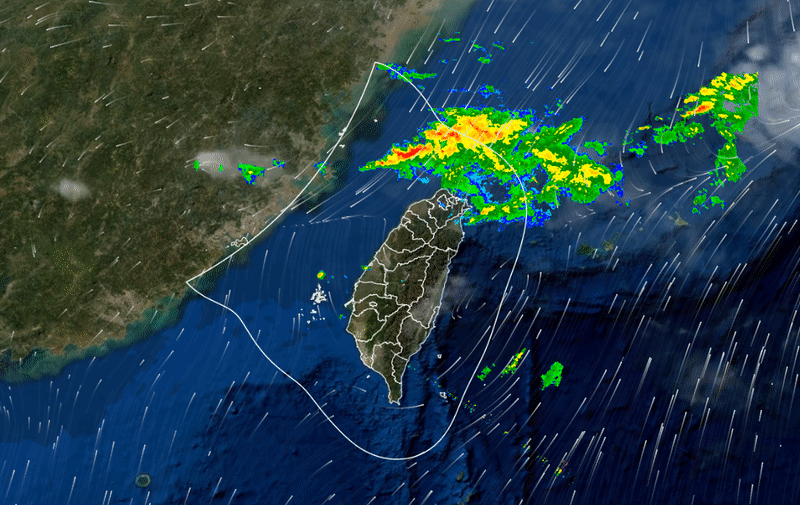開工迎新一波兇猛雨勢！鋒面挾「紅爆雷雨」過境　中部以北防大雨轟炸