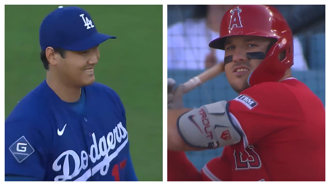 MLB(影)／大谷翔平VS楚奧特上演經典對決！大谷露出「神秘微笑」秒變臉引起討論